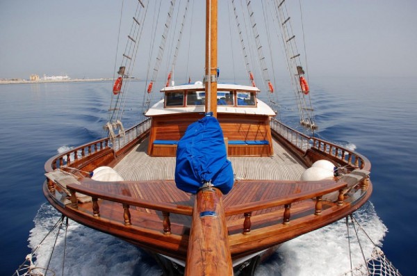 Rental gulet Bahriyeli (12 cab) bow