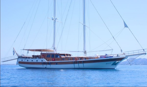 Sailing golet charter Elena J Greece