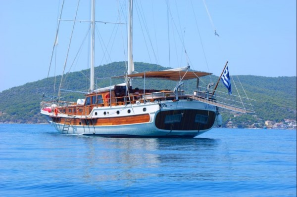 Sailing golet charter Elena J Greece