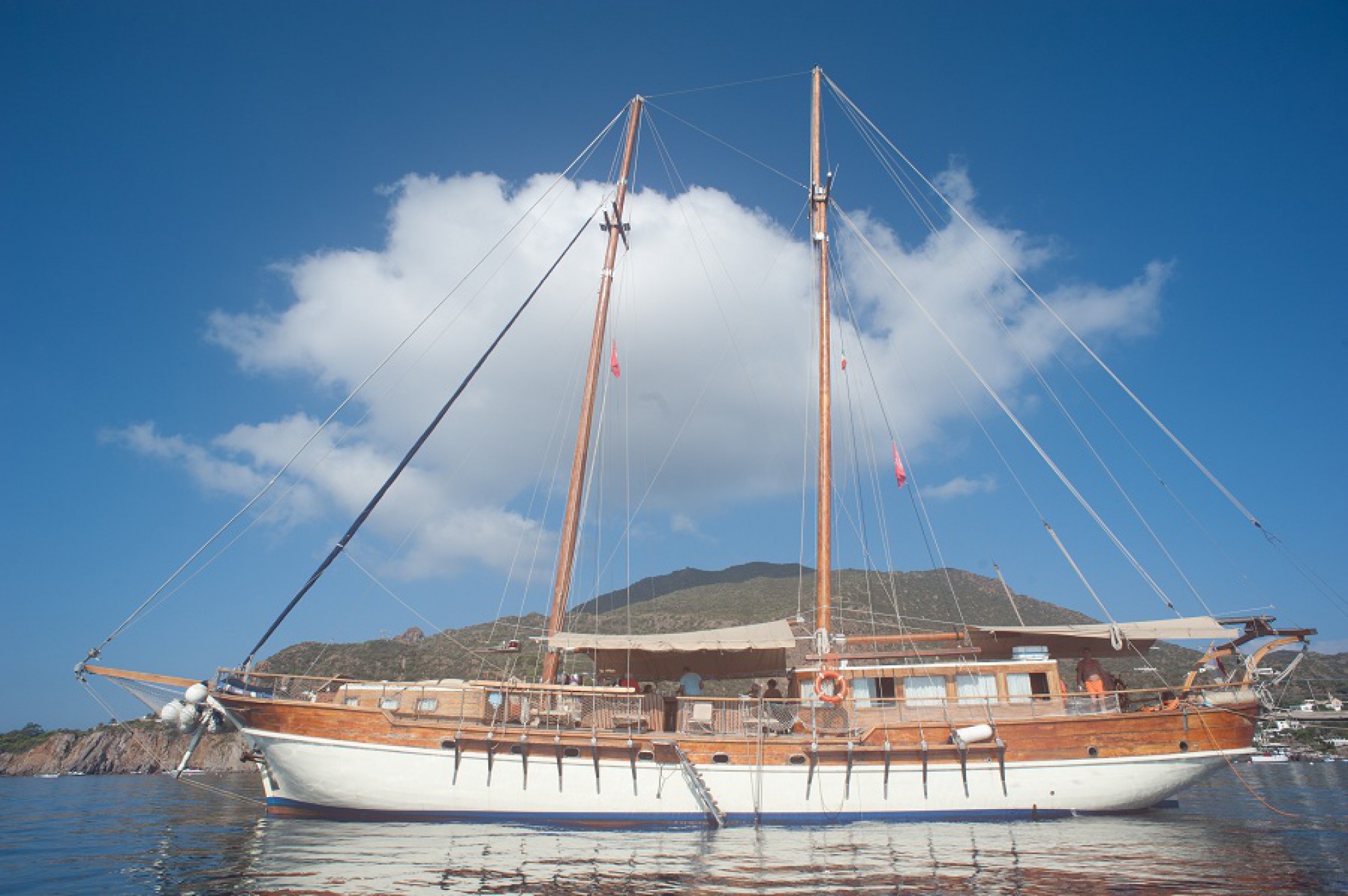 My Bubu gulet charter, sailing