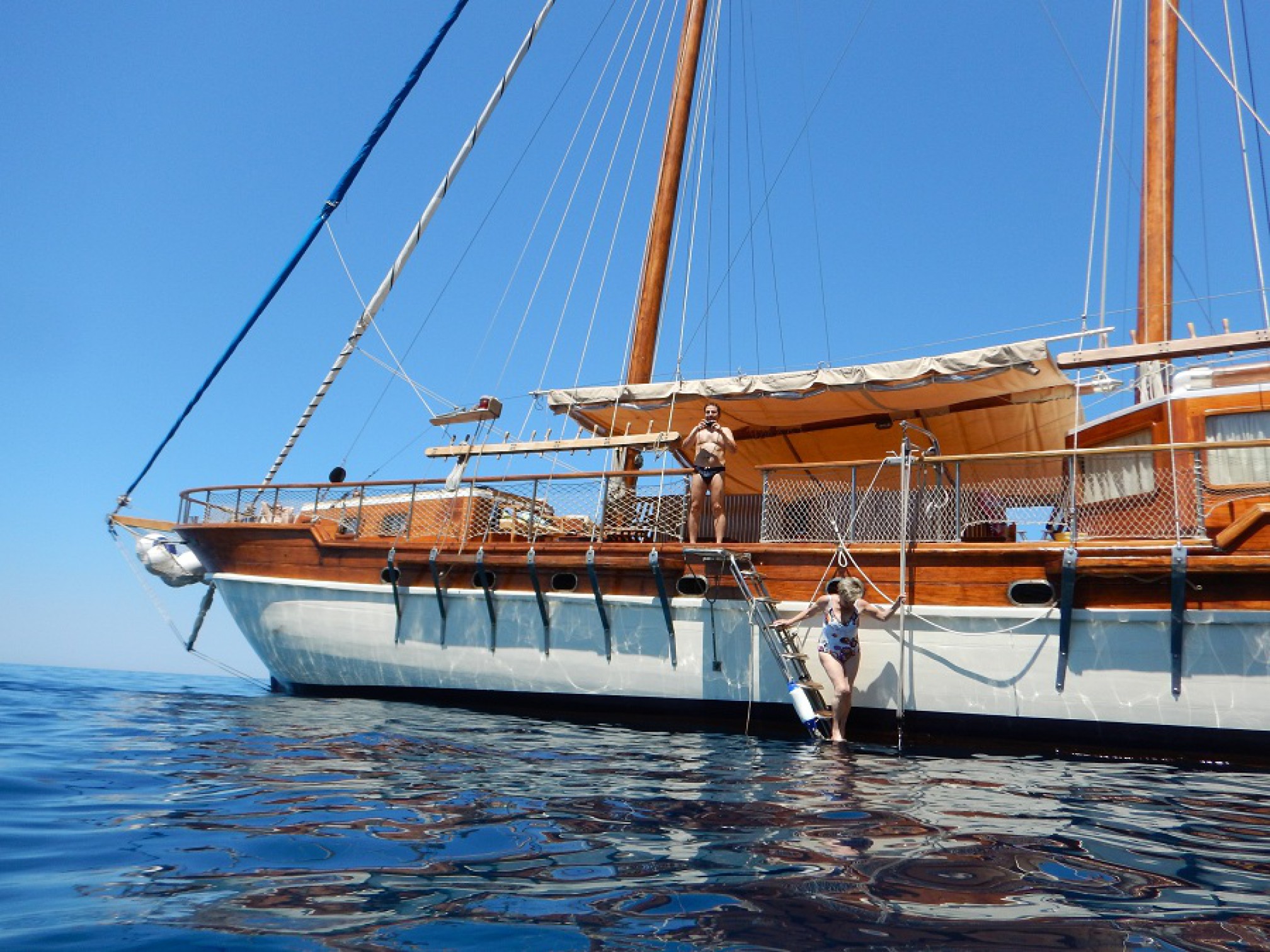  My Bubu gulet charter, sailing 