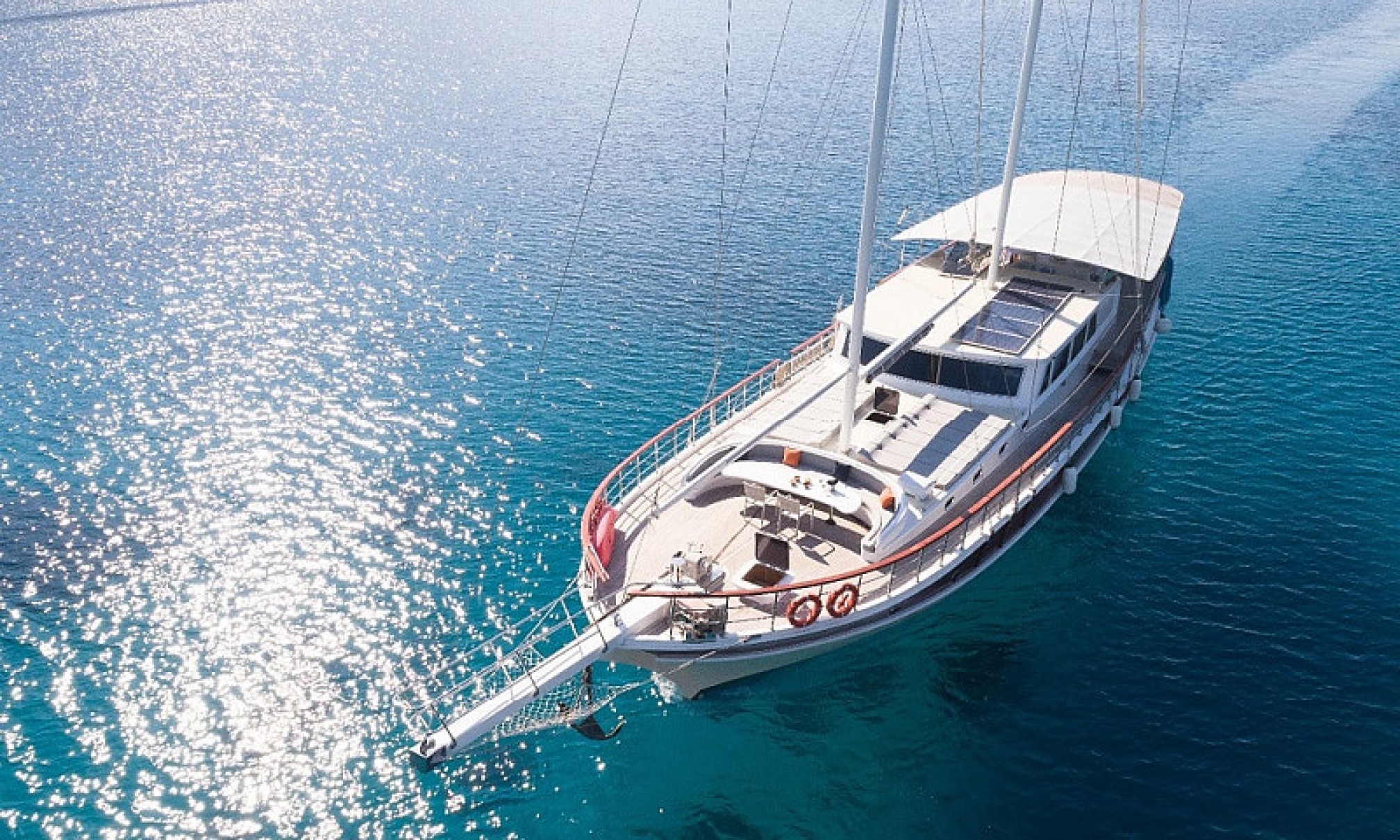 Rental gulet Koray Ege 12 pax sailing