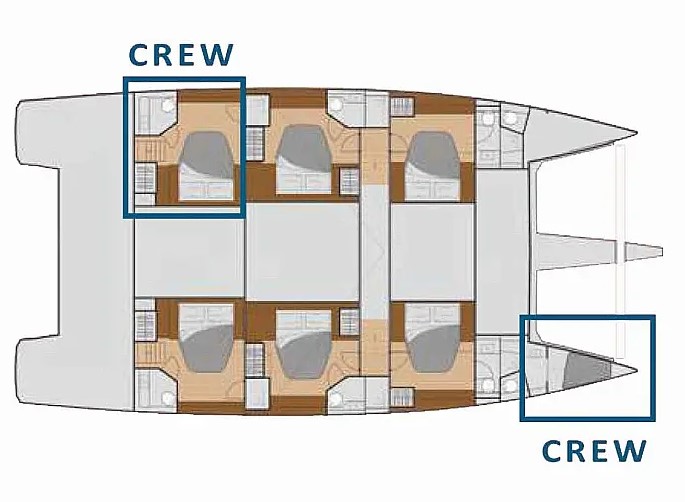 Catamaran de alquiler Samana 59