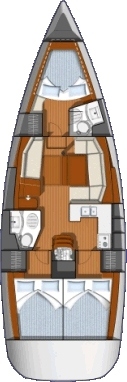 Sun Odyssey 42 DS (3 cab)