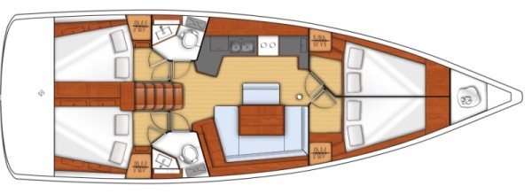 Oceanis 45 layout