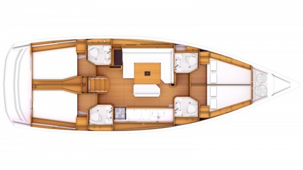 Location de voilier Sun Odyssey 469 - plan