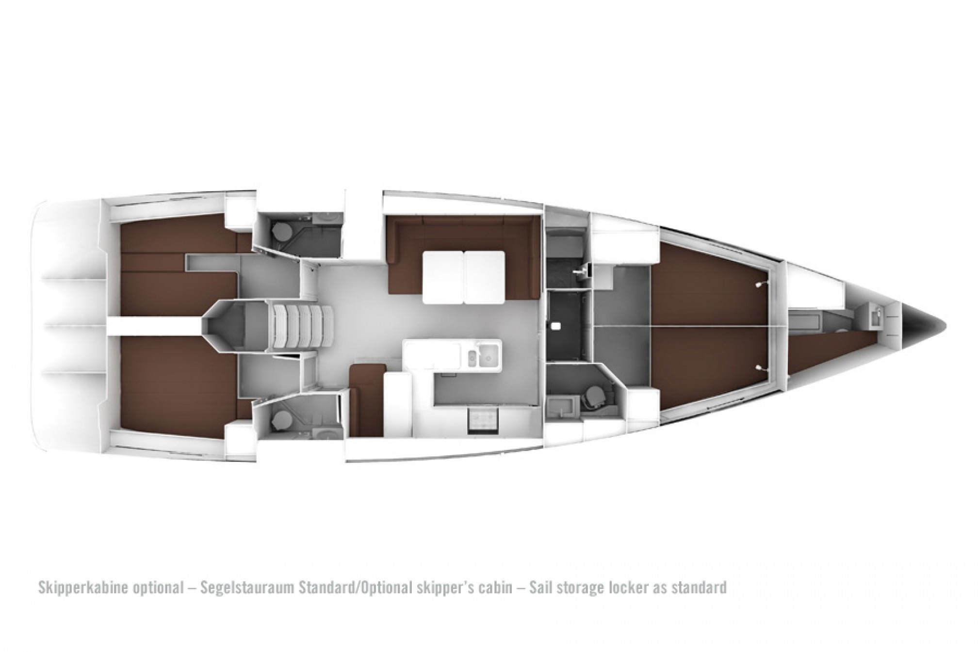 Veler de lloguer Bavaria 56 Cruiser planol