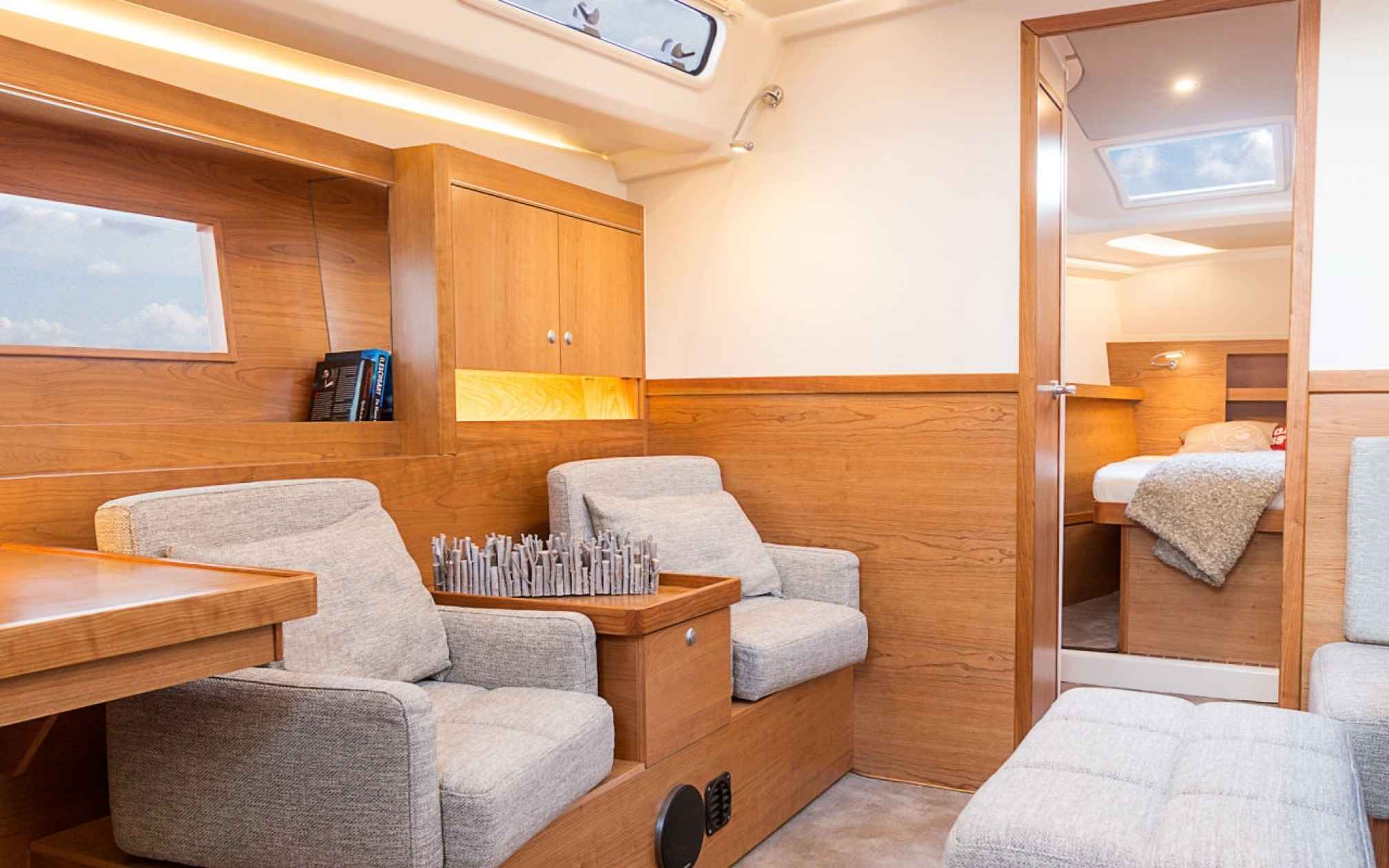 Hanse 455 veler de lloguer, cabina