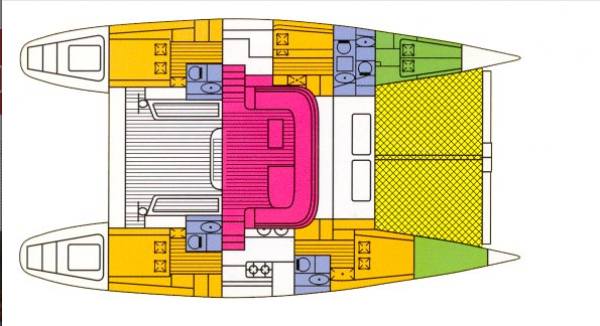 Lagoon 55 layout