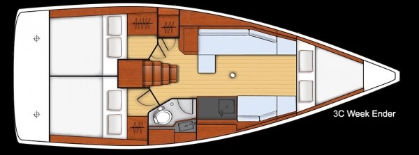 Oceanis 35 layout