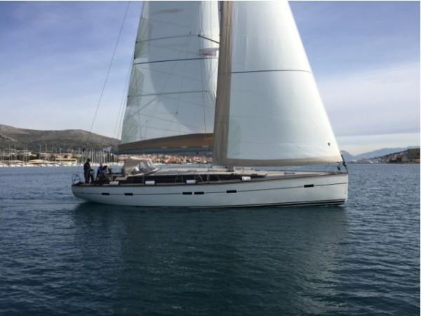 D&D Kufner 54 sailboat charter, sailing