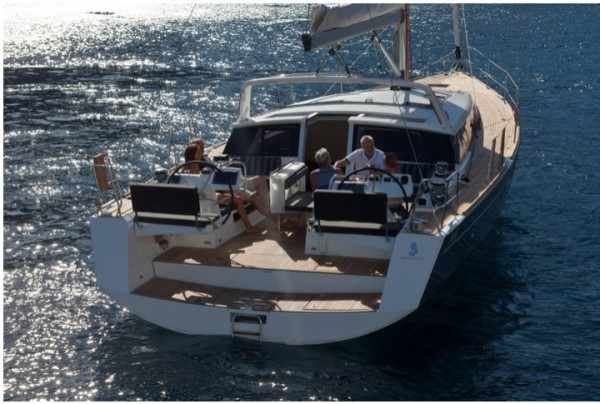 Sense 50 sailboat charter, sailing