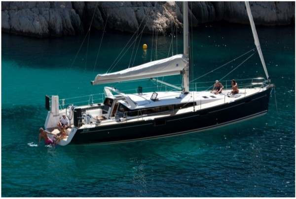 Sense 50 sailboat charter, sailing