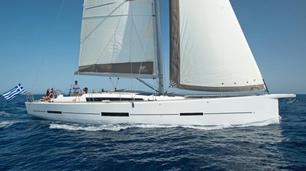 Dufour 560 GL sailboat charter, sailing