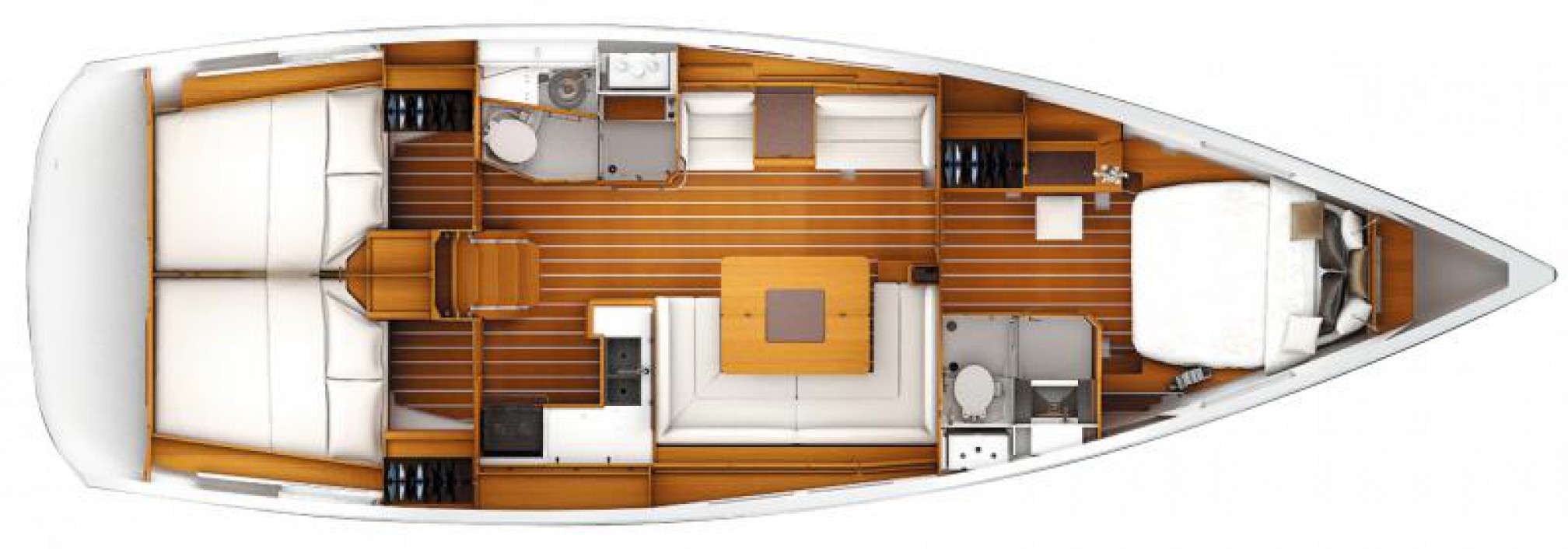 Bateau de location Sun Odyssey 449 layout