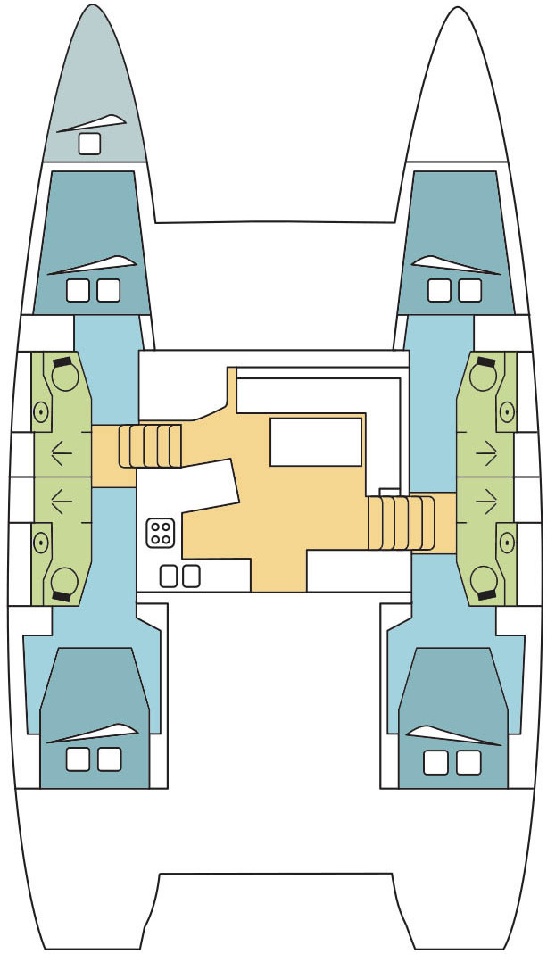 Lagoon 450F (4+1 cab)