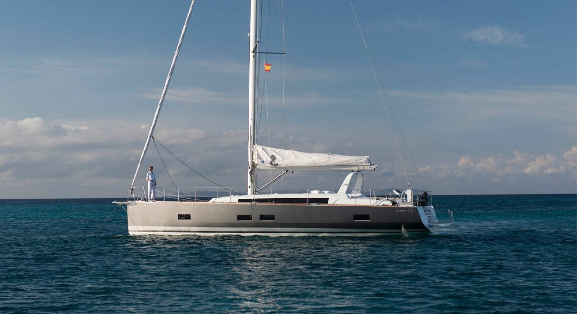 Oceanis 55 sailboat charter mooring