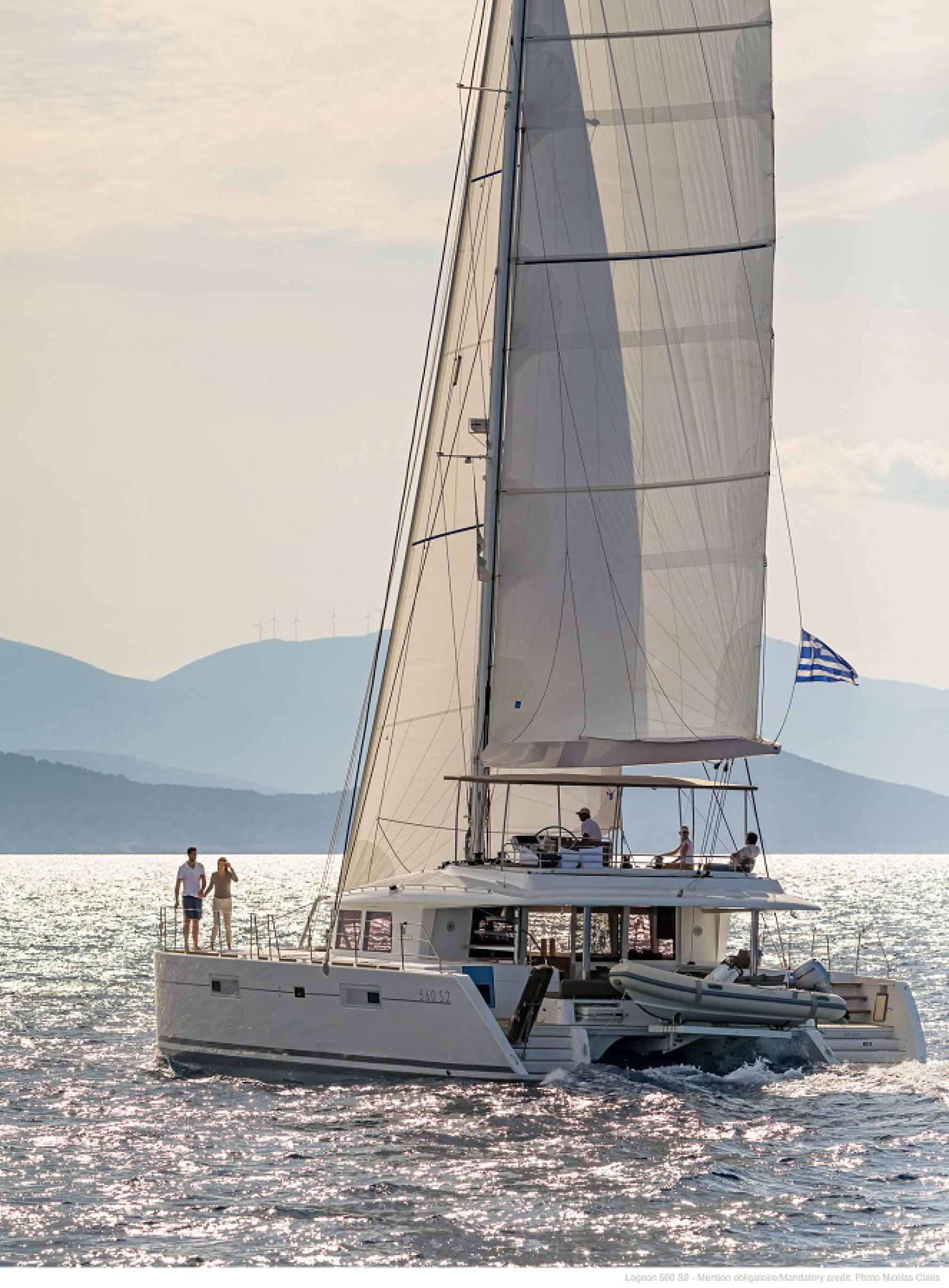 Catamarà de lloguer Lagoon 560 S2 navegant