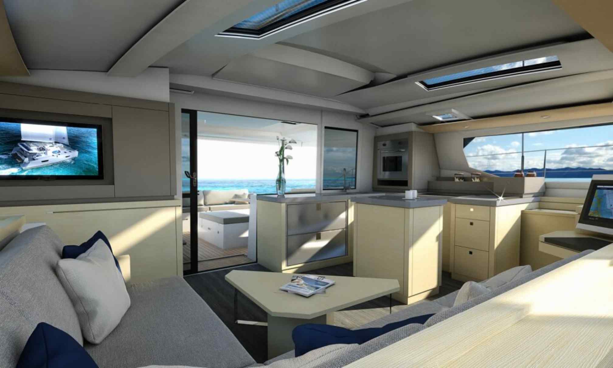 Catamarán de alquiler New 47 Maestro salón