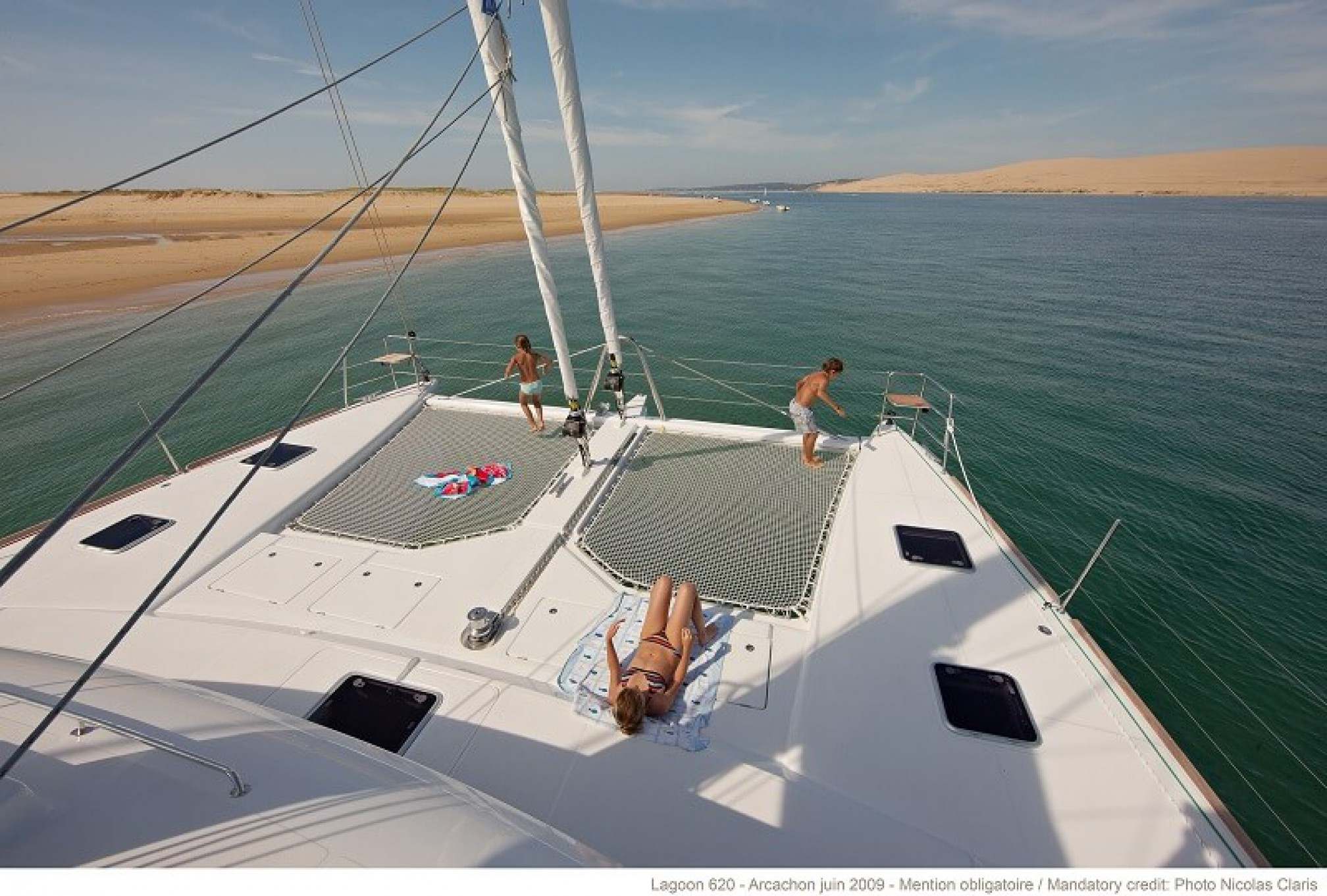 Catamarán de alquiler Lagoon 620 proa