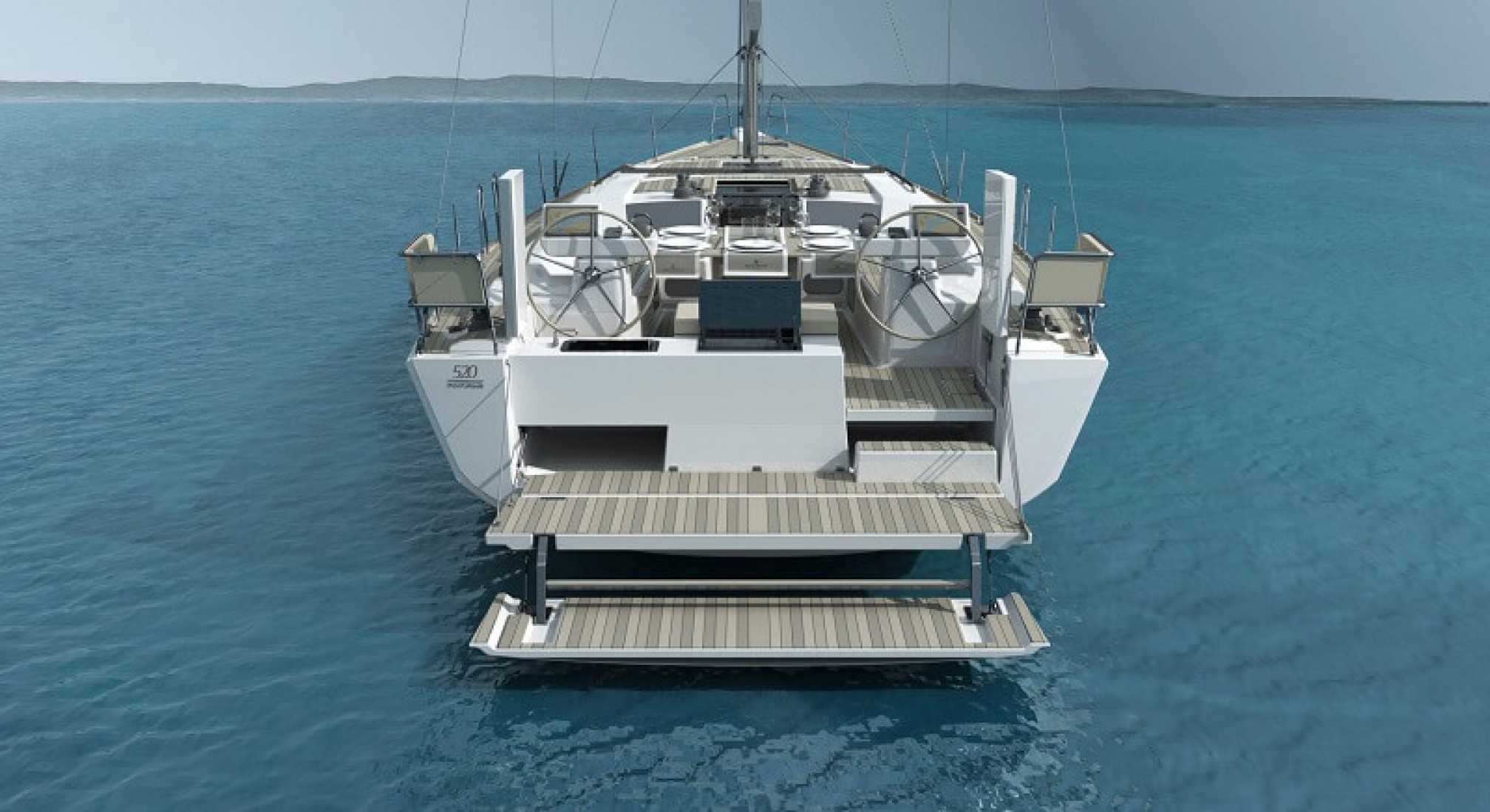 Velero de alquiler Dufour 520 GL fondeado