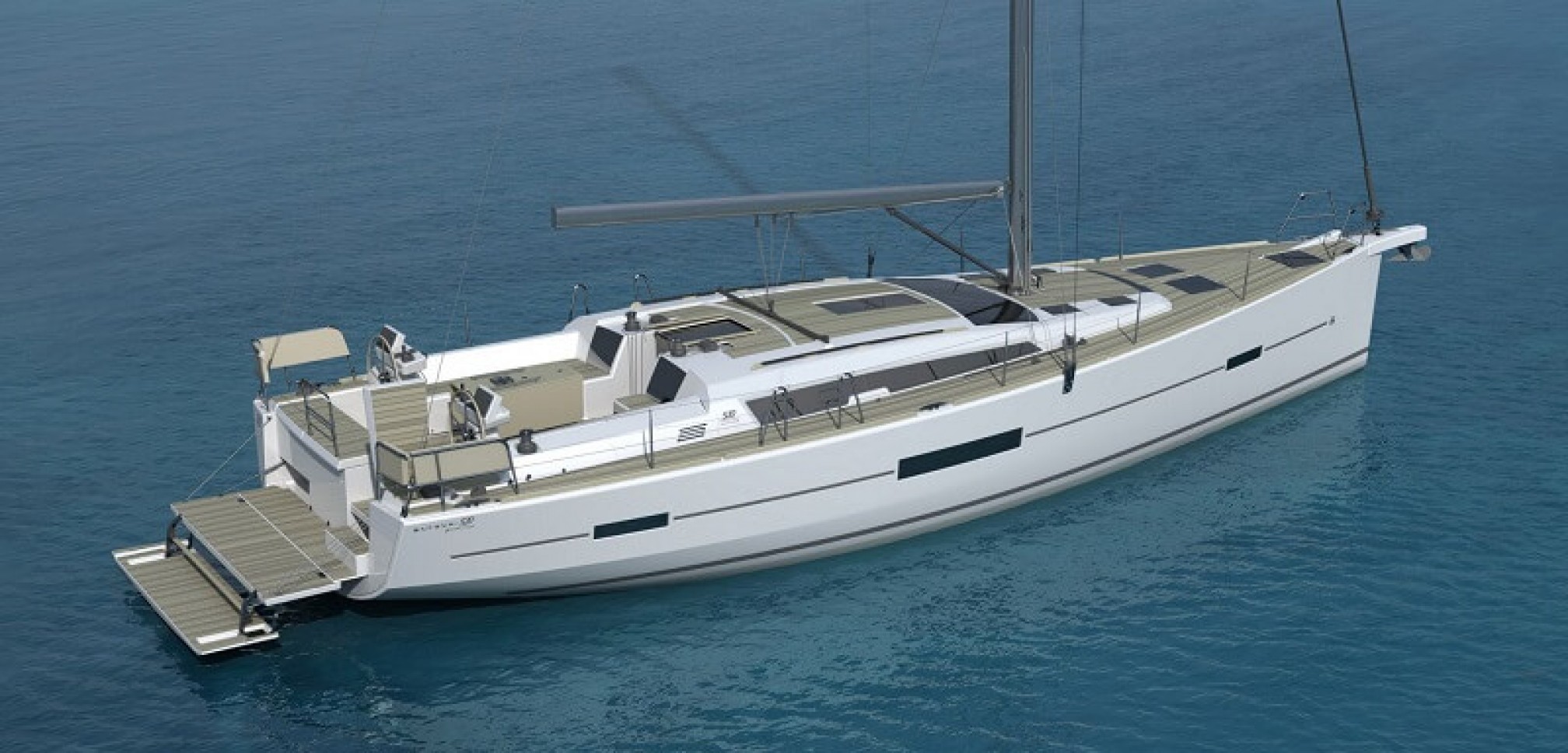 Velero de alquiler Dufour 520 GL fondeado