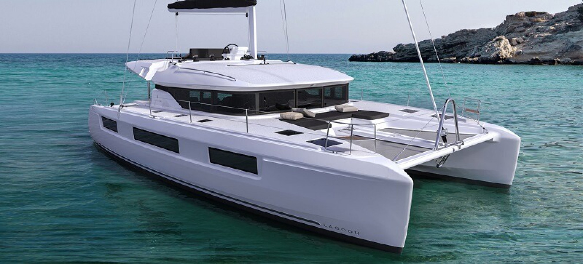 Lagoon 50 catamaran charter mooring