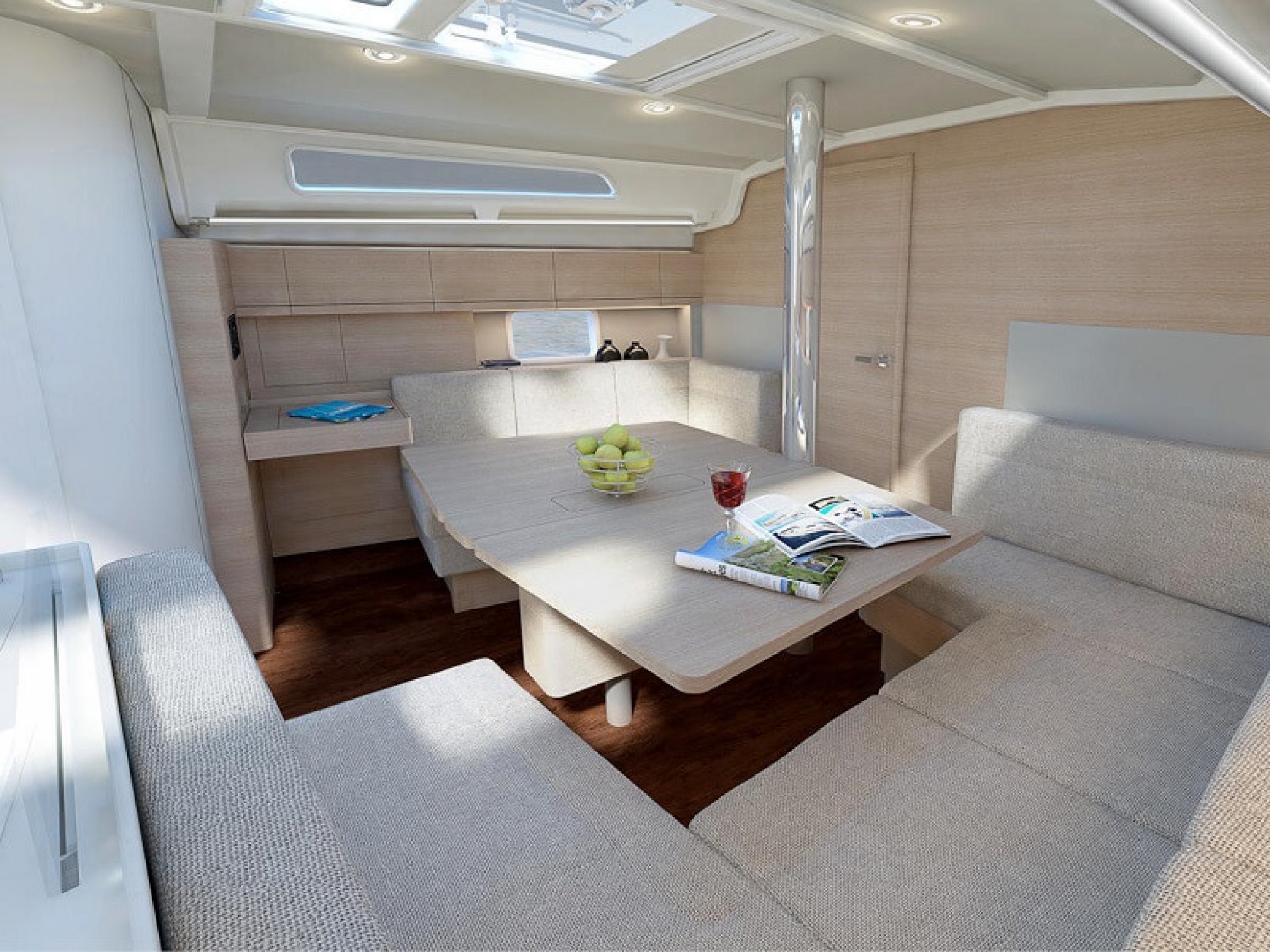 Bateau de location Hanse 418 salon