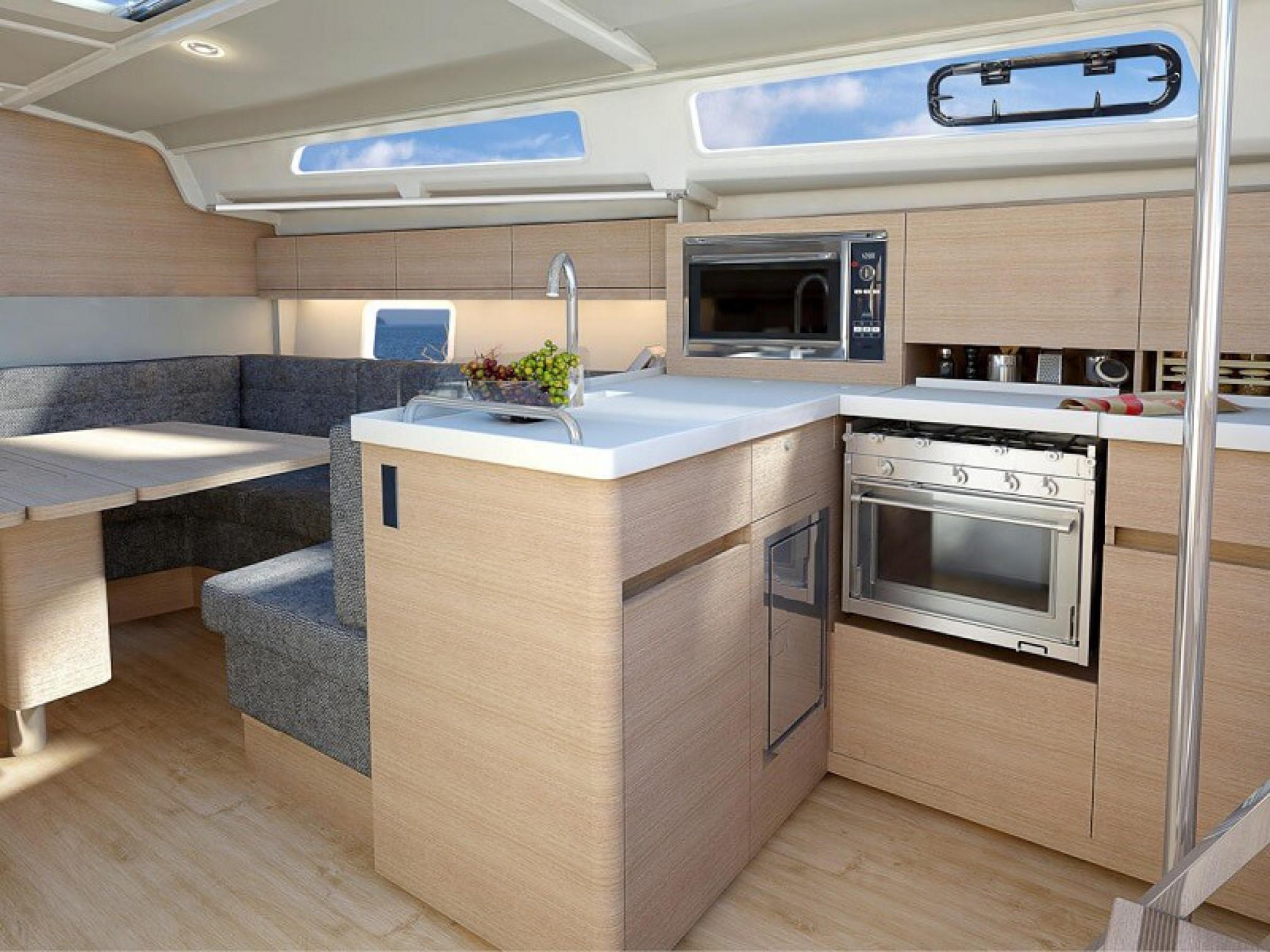 Velero de alquiler Hanse 388 (3 cab) cocina