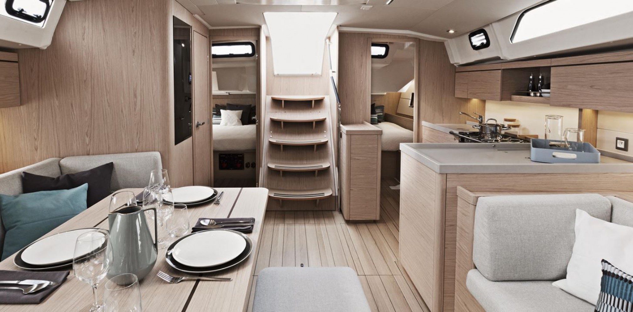 Velero de alquiler Oceanis 46.1 salón