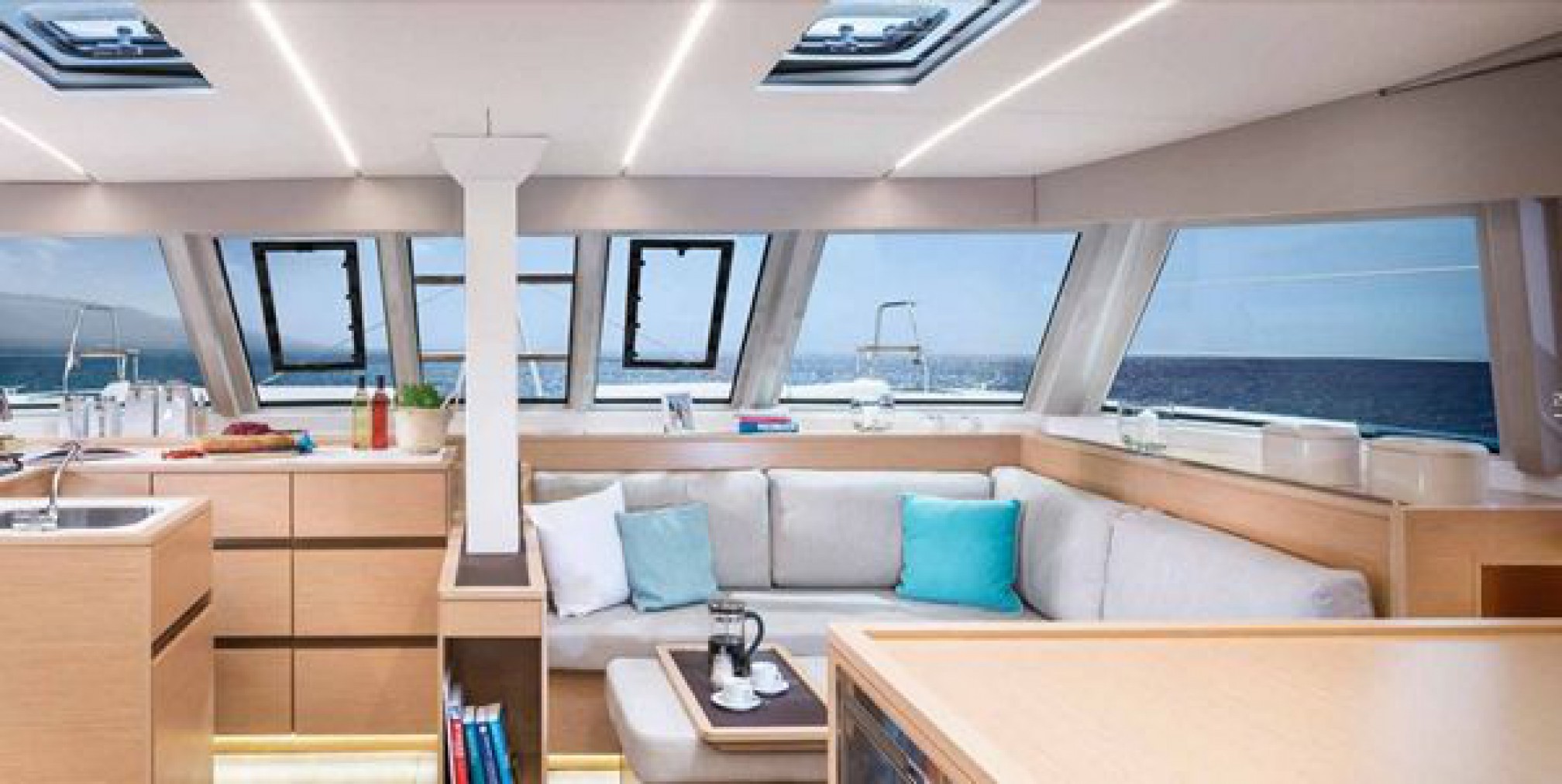 Catamaran de alquiler Nautitech 46 salón