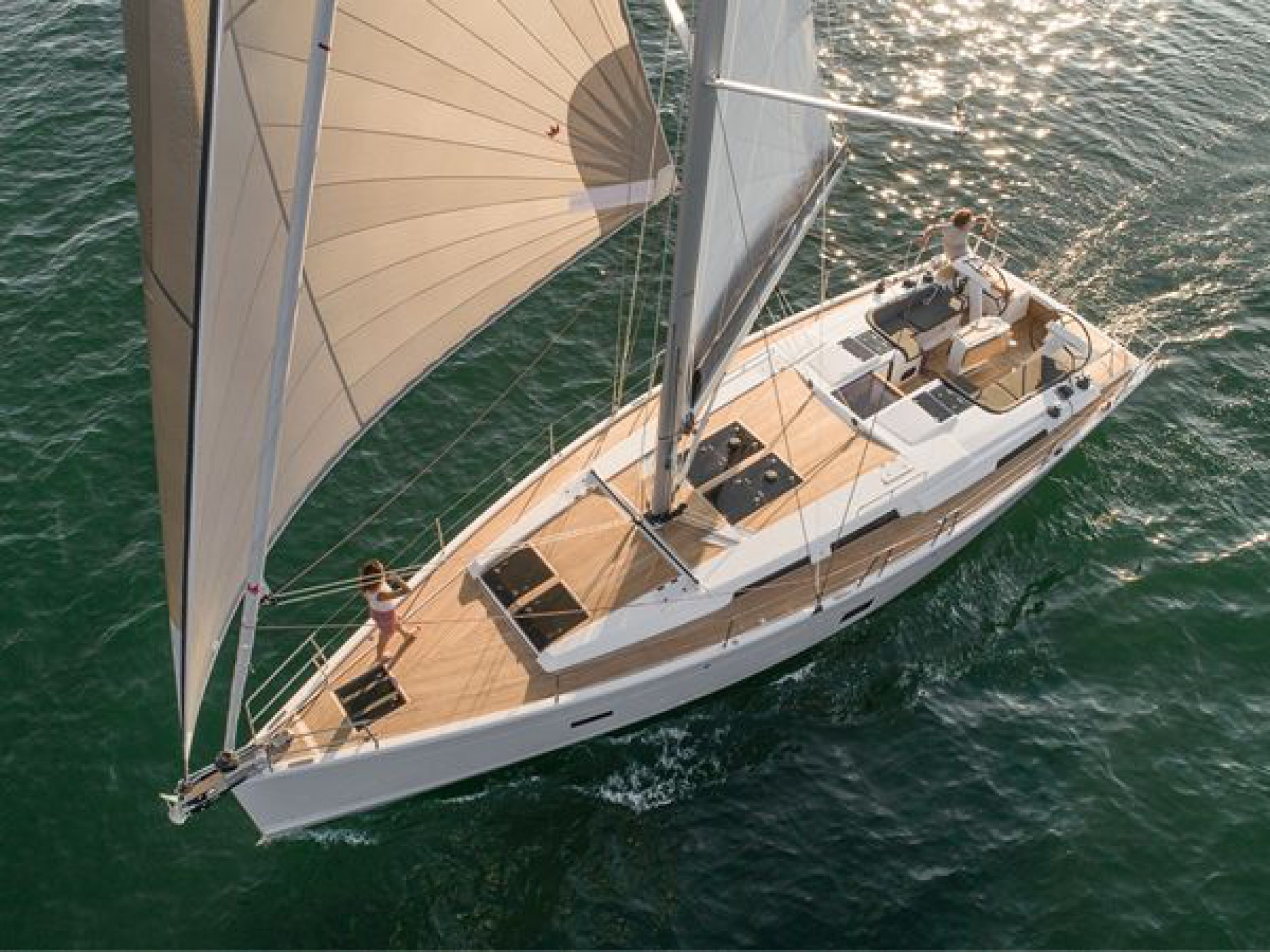 Velero de alquiler Hanse 458 navegando