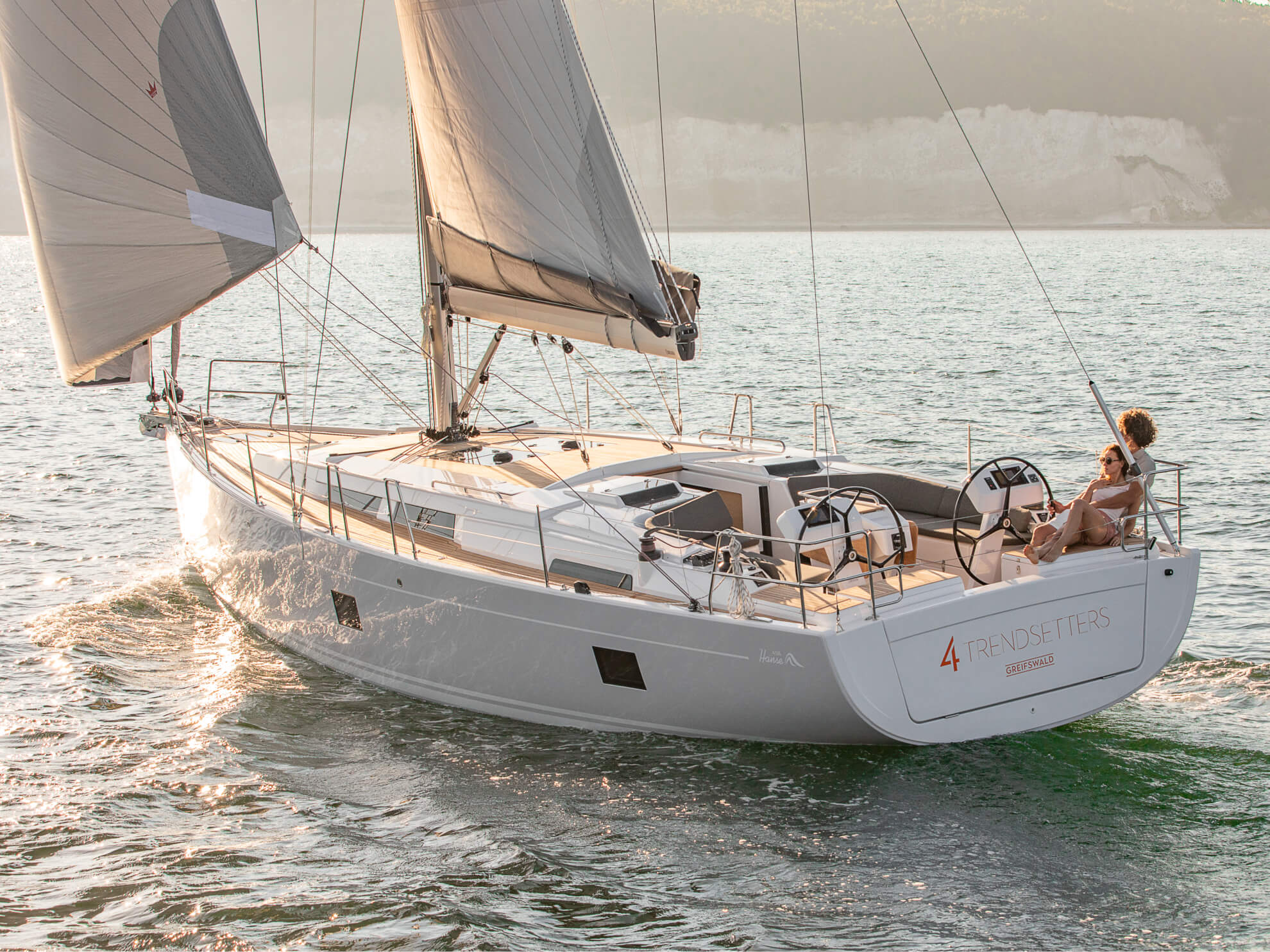 Rental sailing boat Hanse 458 sailing