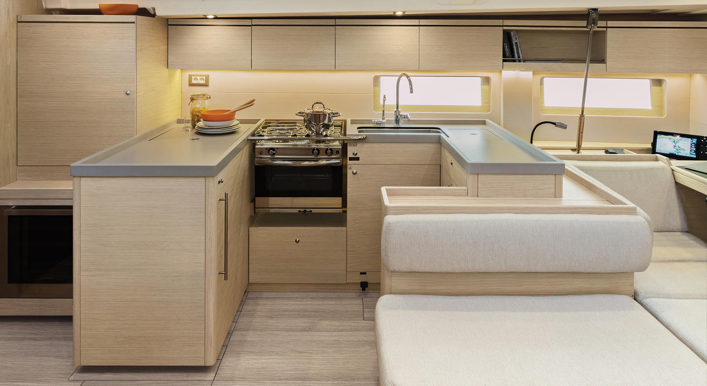 Oceanis 51.1 galley