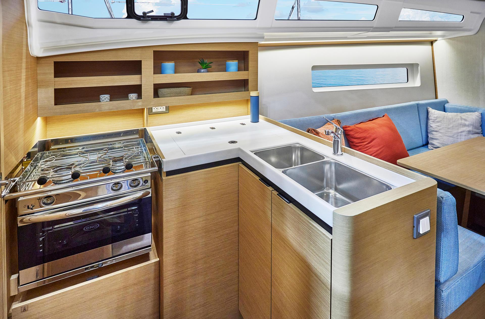 Voilier de location Sun Odyssey 380 cuisine