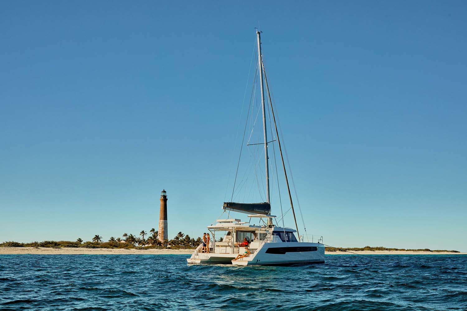 Leopard 42 anchored