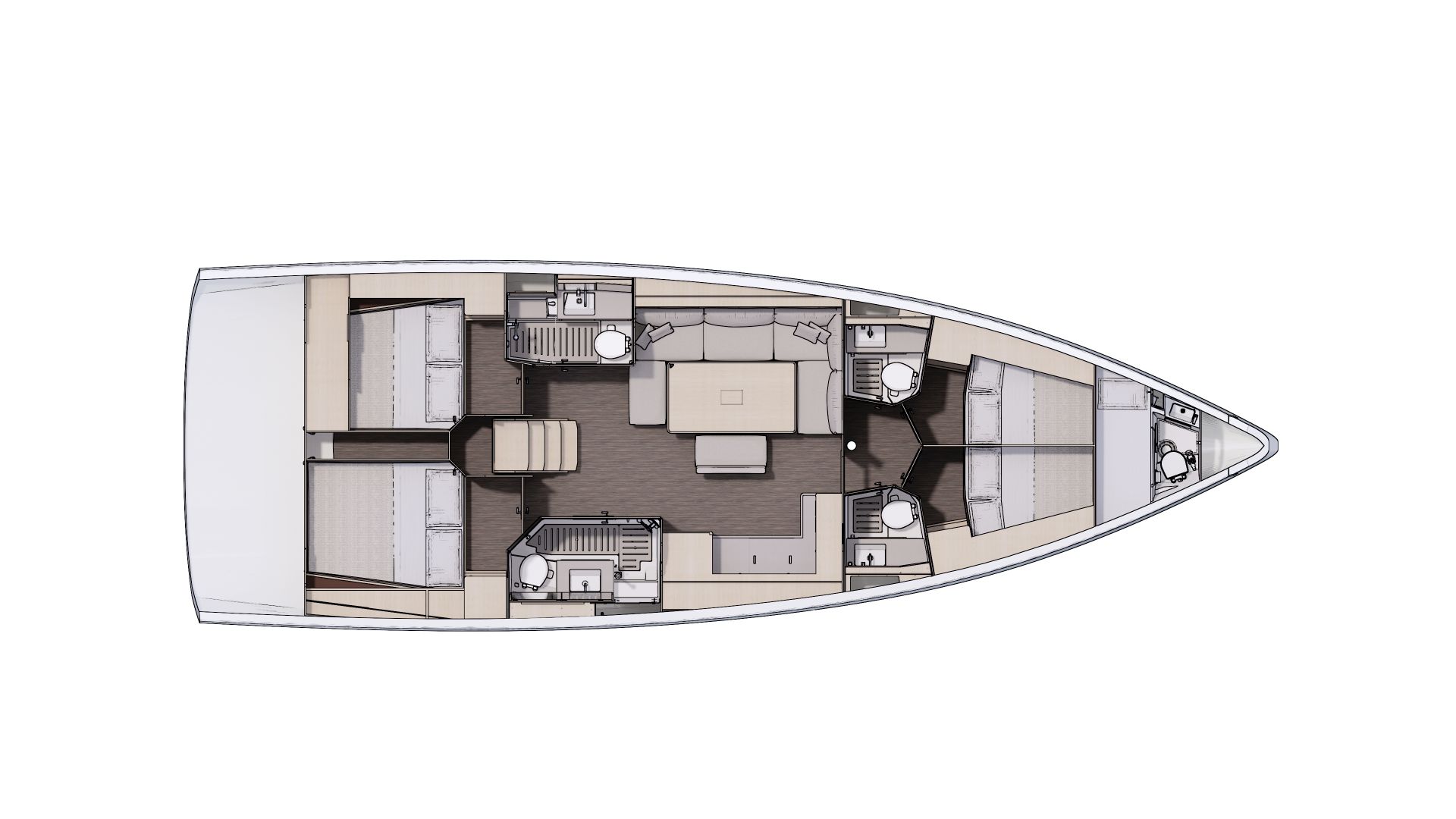 Dufour 470 layout