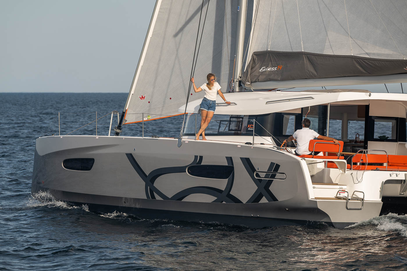 Rental catamaran Excess 14 sailing