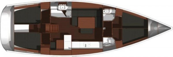 Dufour 450 layout