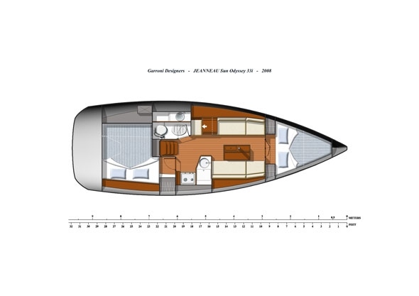 Sun Odyssey 33i (2 cab)