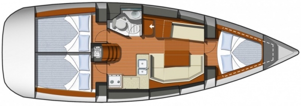 Sun Odyssey 36i 3 cab