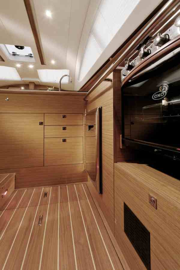 Sun Odyssey 45 DS sailboat hire, kitchen