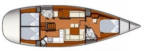 Sun Odyssey 49 (3 cab)_Layout