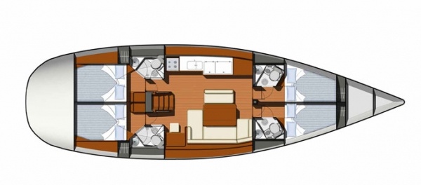 Sun Odyssey 49i (4 cab)