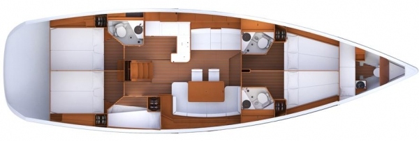 Jeanneau 53 layout