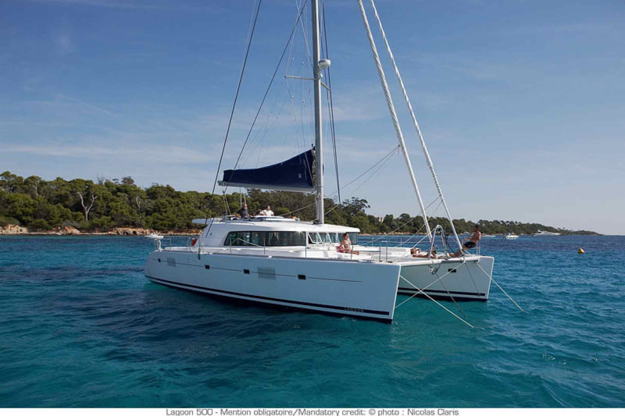 Catamaran de location Lagoon 500 ancre