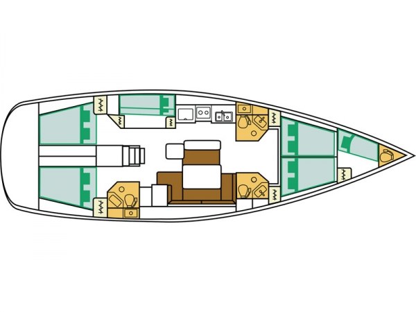 Oceanis 50 (5+1cab)